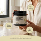 Colágeno Natural | 525 gr | + Citrato de Magnesio y Vitamina C | Sin sabor