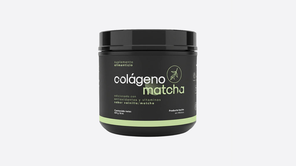 Colágeno Matcha | 450 gr | Colágeno Hidrolizado Puro con Matcha, Vitaminas C y E, Magnesio y Omega-3