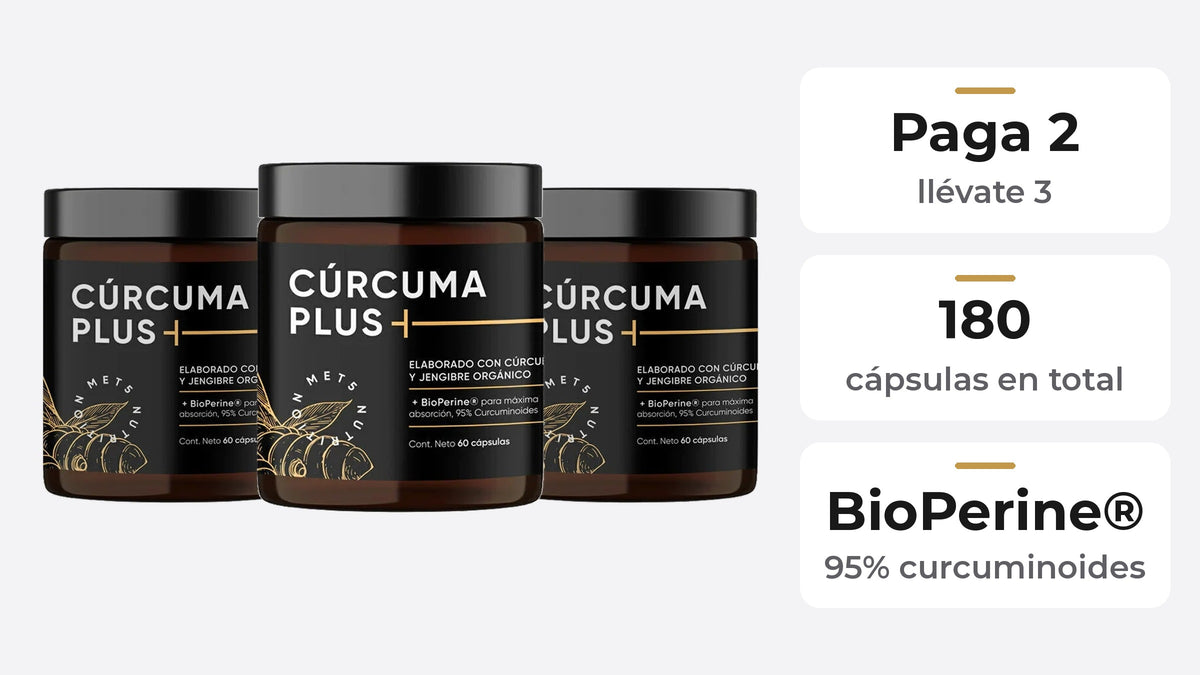 Cúrcuma Plus · Pack de 3 (Paga 2)