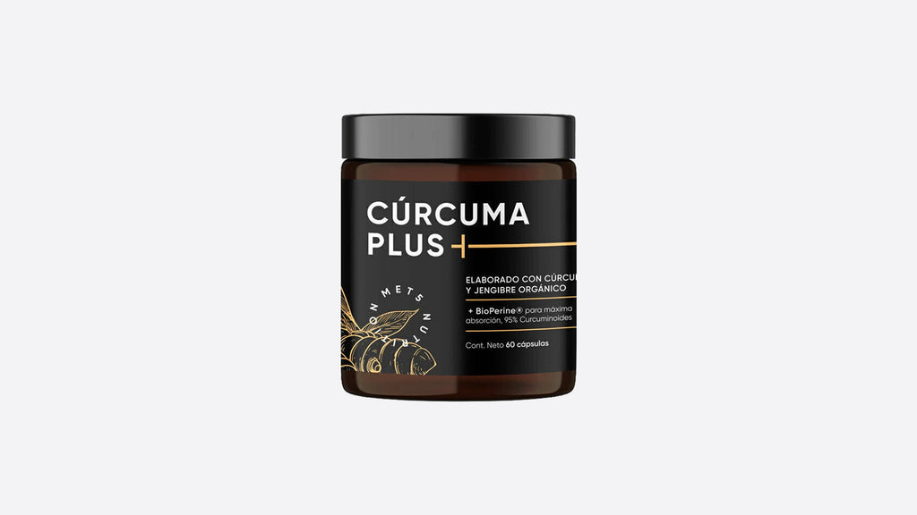 Cúrcuma Plus | 60 cápsulas | Cúrcuma con Pimienta Negra y Jengibre