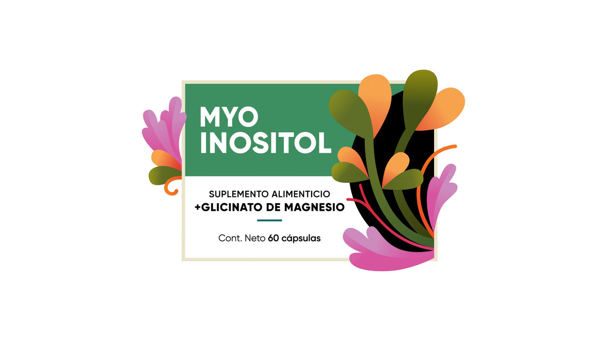 Myo-Inositol + Glicinato de Magnesio | 60 cápsulas