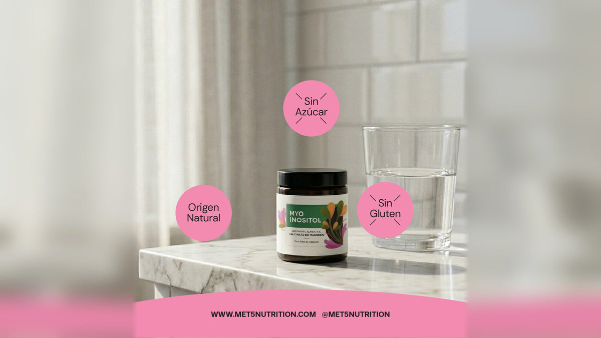 Myo-Inositol + Glicinato de Magnesio | 60 cápsulas