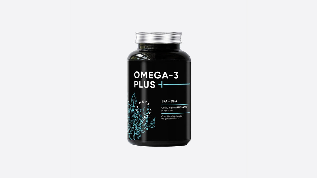 Omega 3 Plus | 90 cápsulas | EPA y DHA con Astaxantina