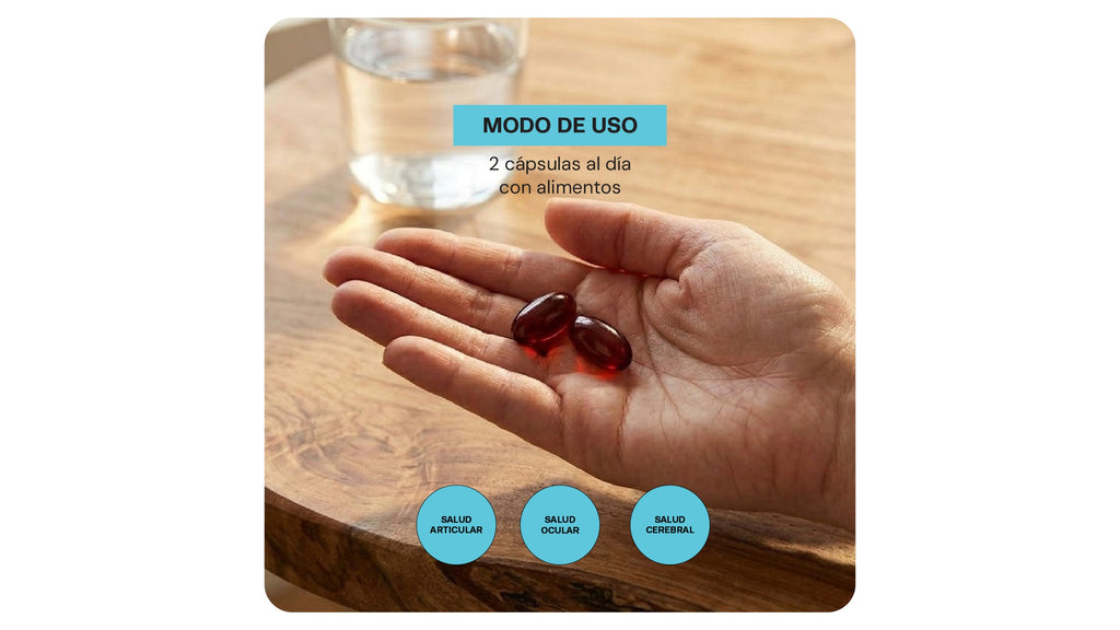 Omega 3 Plus | 90 cápsulas | EPA y DHA con Astaxantina