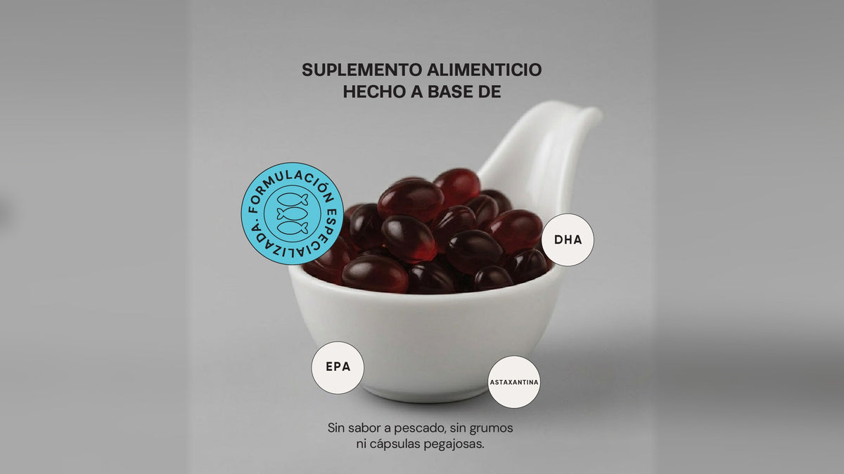 Omega 3 Plus | 90 cápsulas | EPA y DHA con Astaxantina