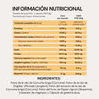 Cúrcuma Plus | 60 cápsulas | Cúrcuma con Pimienta Negra y Jengibre