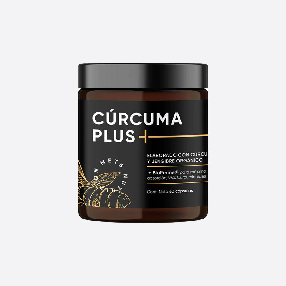 Cúrcuma Plus | 60 cápsulas | Cúrcuma con Pimienta Negra y Jengibre
