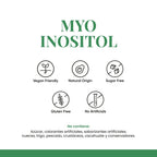 Myo-Inositol + Glicinato de Magnesio | 60 cápsulas