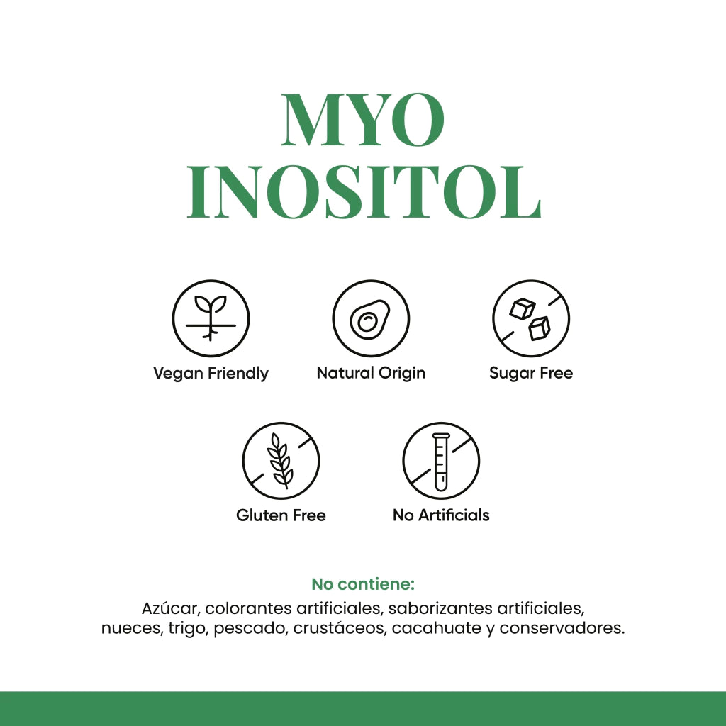Myo-Inositol + Glicinato de Magnesio | 60 cápsulas