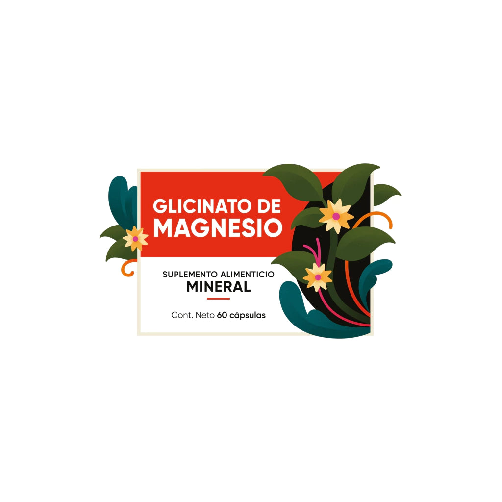 Glicinato de Magnesio | 60 cápsulas | De Alta Absorción