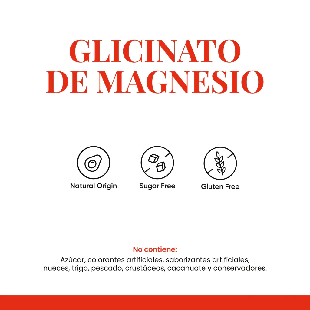 Glicinato de Magnesio | 60 cápsulas | De Alta Absorción