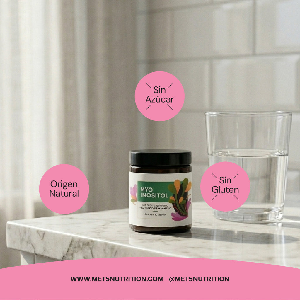 Myo-Inositol + Glicinato de Magnesio | 60 cápsulas