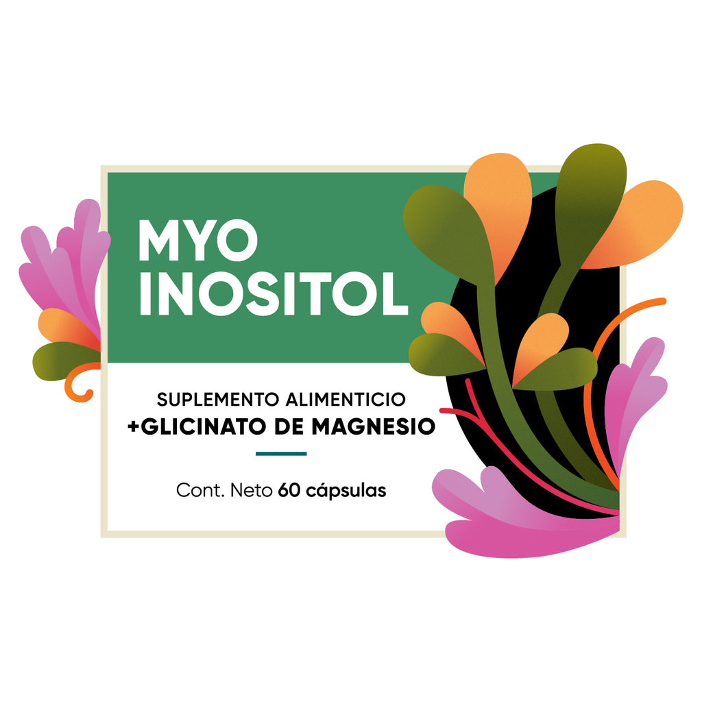 Myo-Inositol + Glicinato de Magnesio | 60 cápsulas