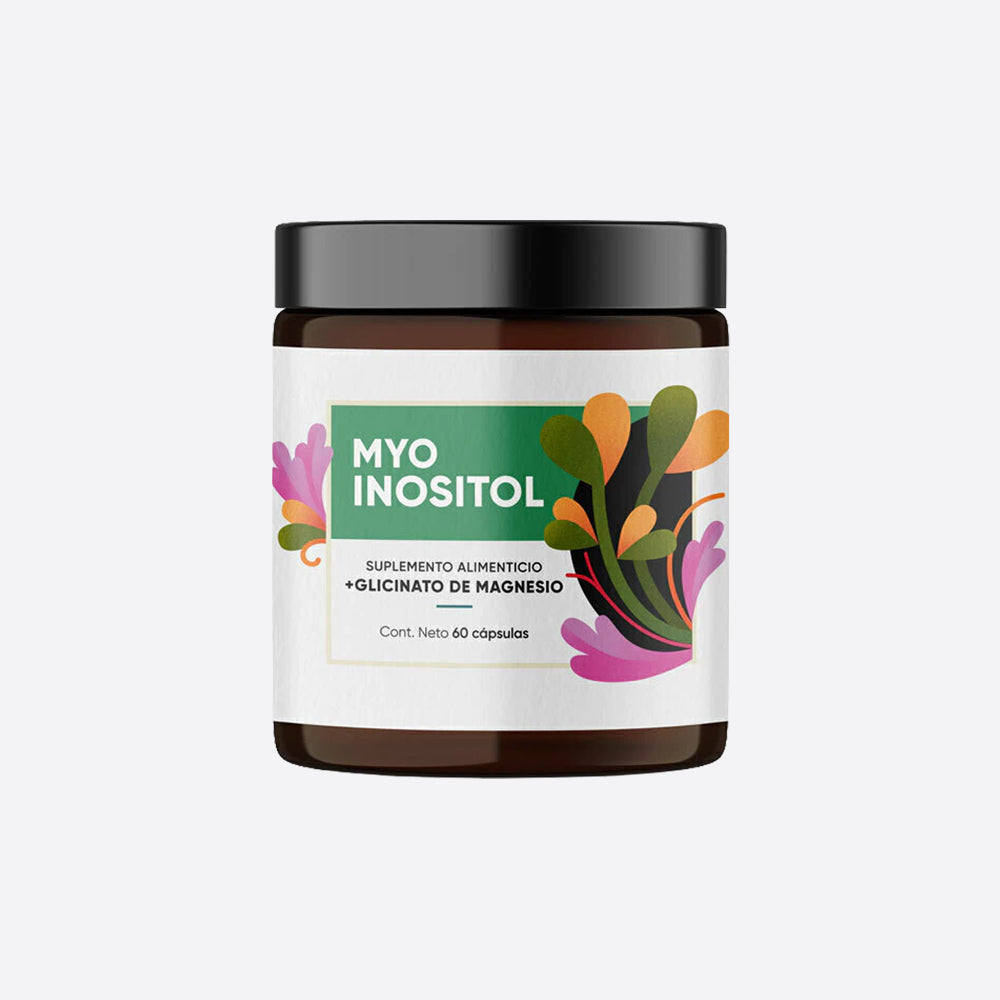 Myo-Inositol + Glicinato de Magnesio | 60 cápsulas